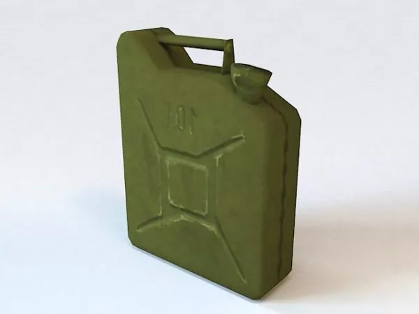 Red Canister Paint 3d model