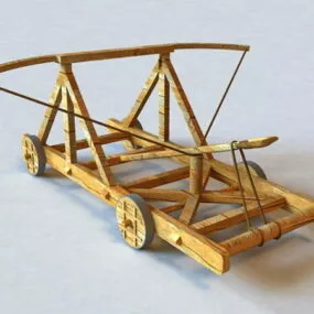 Medieval Catapult 3d model