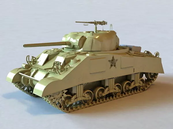Modern American Tank 3d model Modern American Tank 3d model