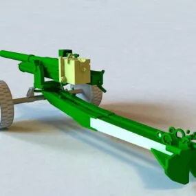 Howitzer Artillery Gun 3d model