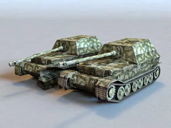 Elefant Tank Destroyer 3d model Elefant Tank Destroyer 3d model