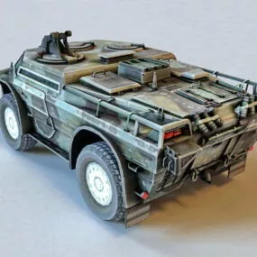 Armored Security Vehicle 3d model