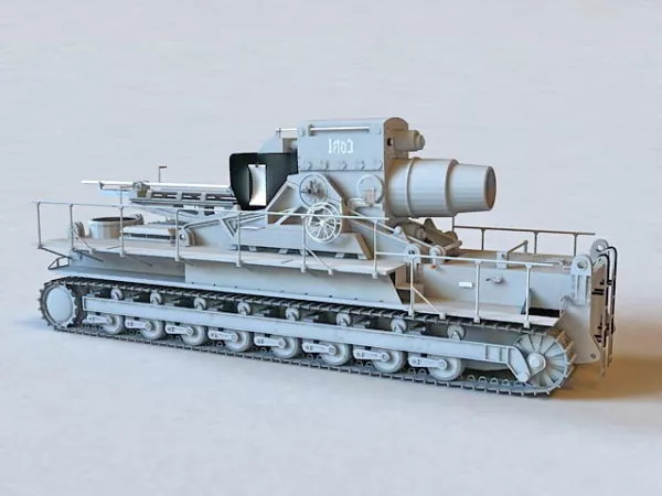 Self Propelled Artillery Gun 3d model