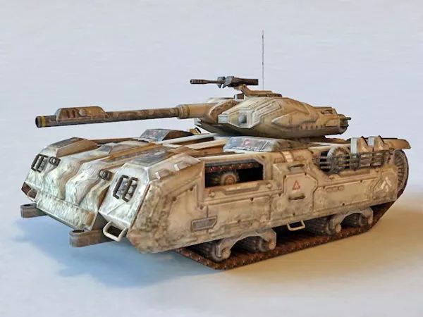Sci-fi Armored Tank Vehicle 3d model Sci-fi Armored Tank Vehicle 3d model