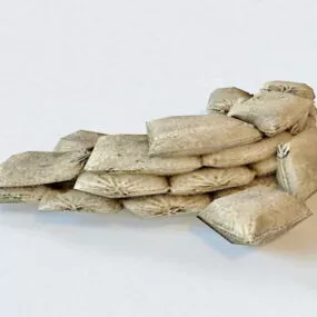 Military Sandbags 3d model