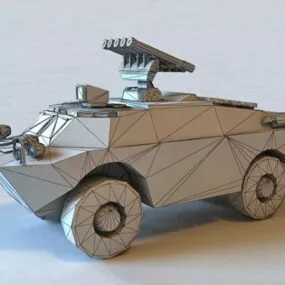 Brdm-3 Armoured Reconnaissance Vehicle 3d model