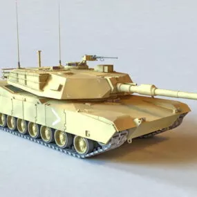 M1a2 Abrams Tank 3d model
