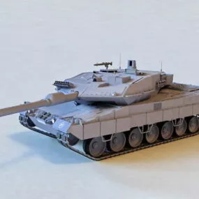 German Leopard 2 Tank 3d model