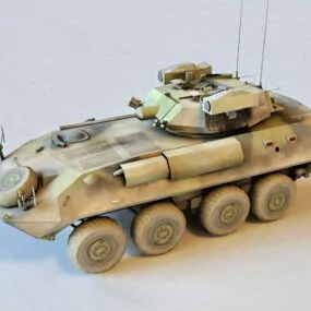 Army Armored Fighting Vehicle 3d model