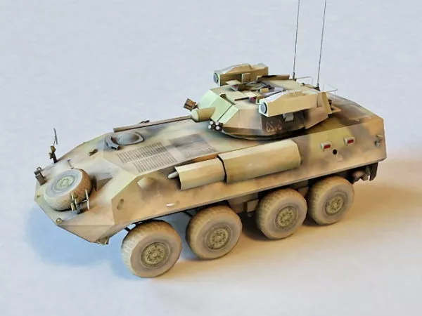 Army Armored Fighting Vehicle 3d model Army Armored Fighting Vehicle 3d model