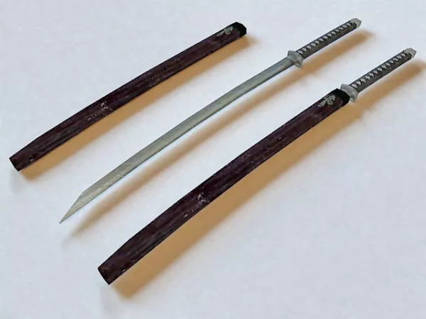 Japanese Swords 3d model Japanese Swords 3d model