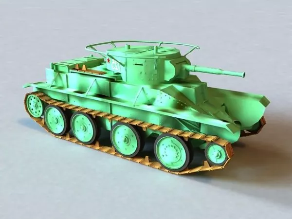 Russian Bt-5 Tank 3d model Russian Bt-5 Tank 3d model