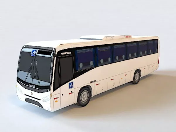 Marcopolo Coach Ideale 770 3d model Marcopolo Coach Ideale 770 3d model