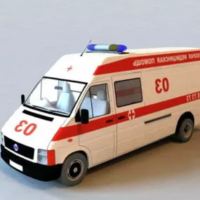 Car Ambulance 3d model