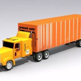 Vanguard Semi-trailer Truck 3d model
