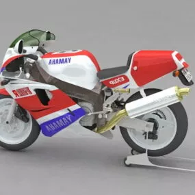Yamaha Yzf750 Sport Bike 3d model