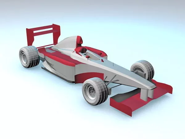 Vintage F1 Car 3d model Vintage F1 Car 3d model