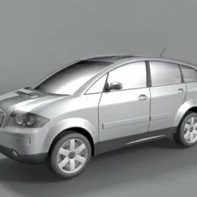 Audi A2 Supermini Car 3d model