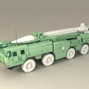 Scud Missile Launcher 3d model