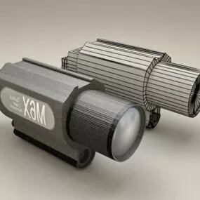Tactical Laser Illuminator 3d model