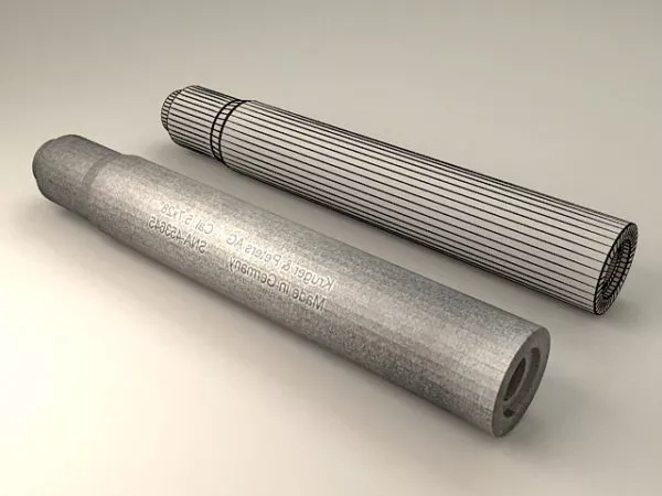 Kruger & Peter Ag Suppressor 3d model Kruger & Peter Ag Suppressor 3d model