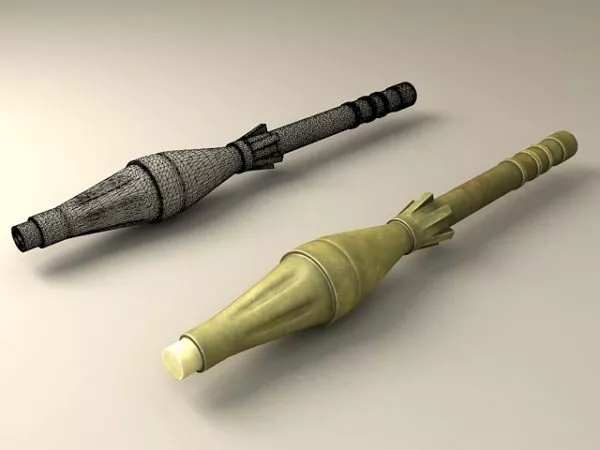 Weapon Missile Pack 3d model