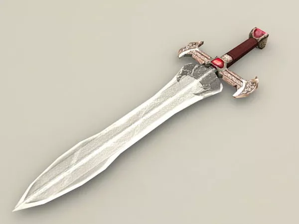 Hobbit Bilbo Sting Sword 3d model Hobbit Bilbo Sting Sword 3d model
