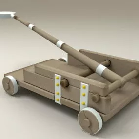 Medieval Catapult 3d model