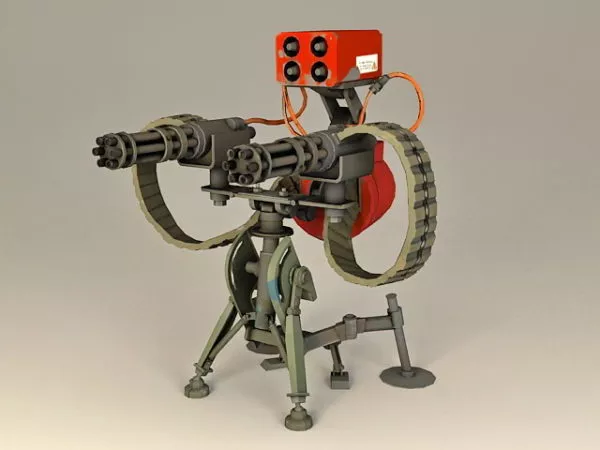 Sentry Gun 3d model Sentry Gun 3d model