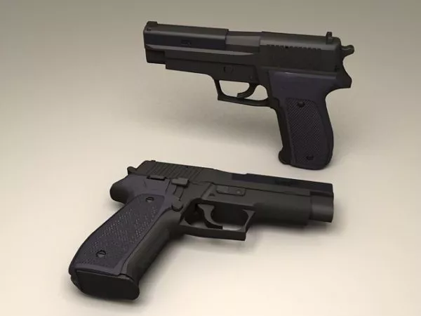 Amt 380 Handgun 3d model