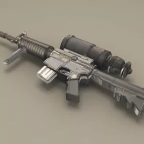 M4a1 Modular Weapon System 3d model