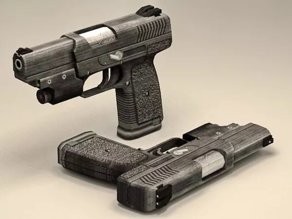 Amt 380 Handgun 3d model
