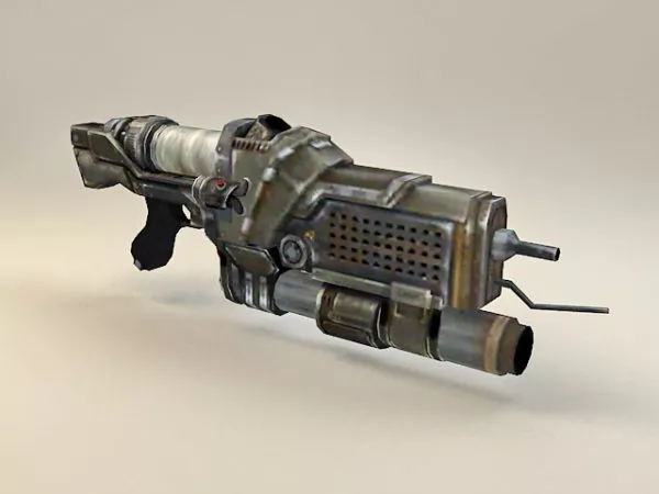 Sci-fi Plasma Gun 3d model Sci-fi Plasma Gun 3d model