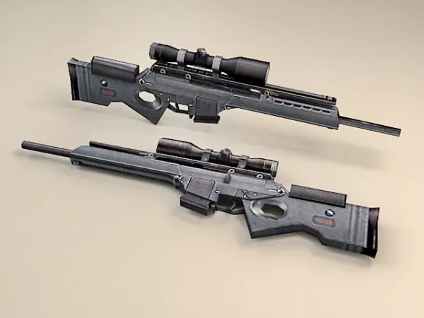 Hk Sl8 Rifle 3d model Hk Sl8 Rifle 3d model
