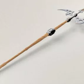 Polearm Axe Weapon 3d model