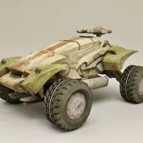 Futuristic Military Vehicle Concept 3d model