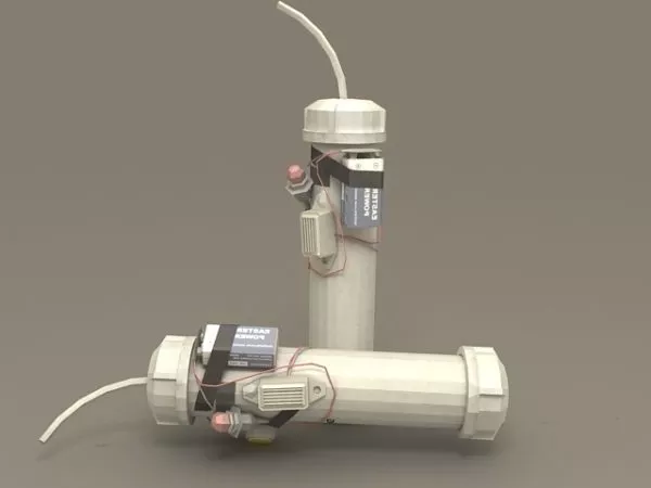 Scifi Water Pipe 3d model