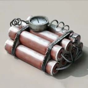 Dynamite Time Bomb 3d model