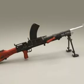 Bren Light Machine Gun 3d model