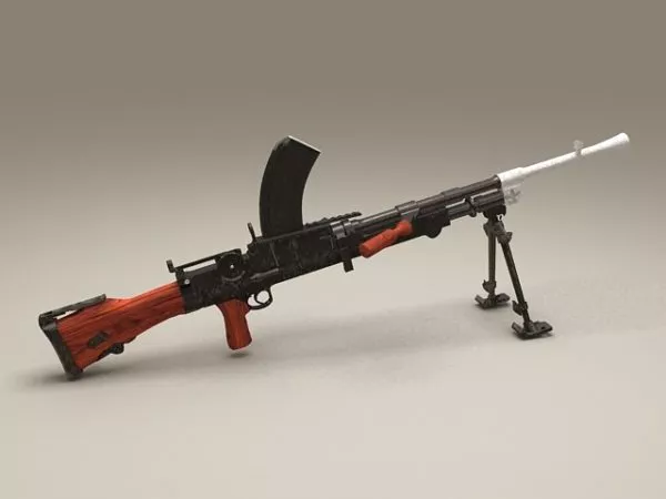 Bren Light Machine Gun 3d model Bren Light Machine Gun 3d model