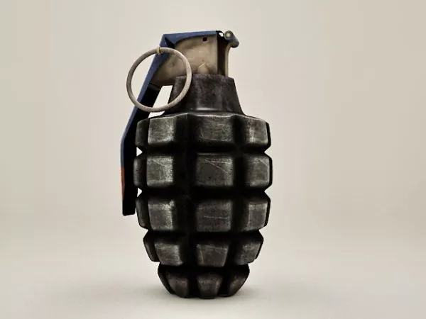 Scifi Sphere Grenade 3d model