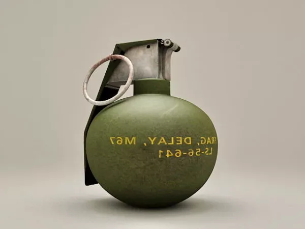 M32 Mgl Grenade Launcher 3d model