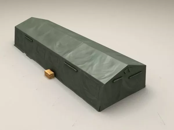 Tent With Flag 3d model