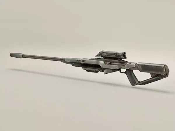 Futuristic Sniper Rifle Concept 3d model Futuristic Sniper Rifle Concept 3d model
