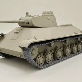 Russian T-50 Tank 3d model