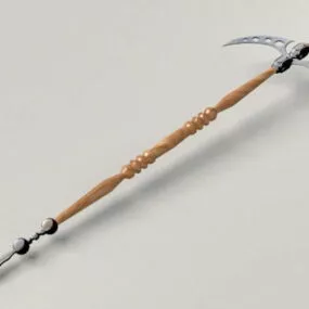 Polearm Medieval Weapon 3d model