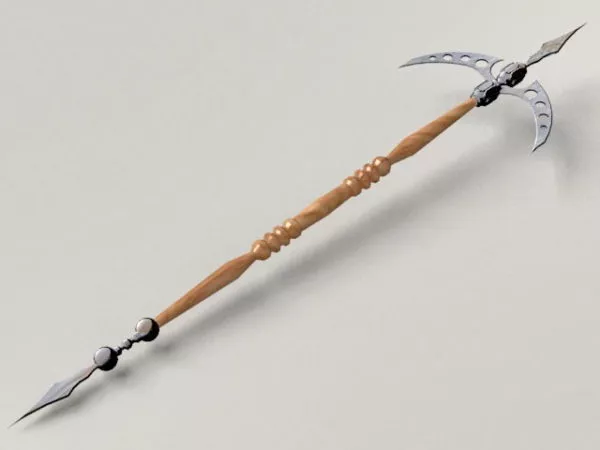 Polearm Medieval Weapon 3d model Polearm Medieval Weapon 3d model