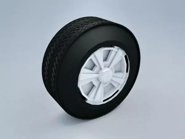 16inch Sports Car Tire 3d model