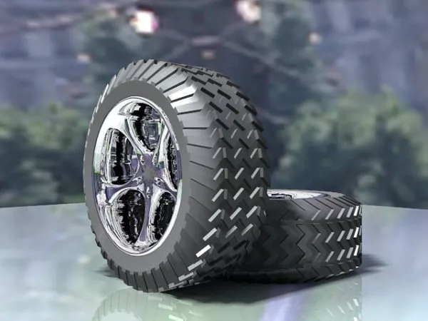Tire Wheel 3d model
