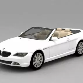 Bmw 645ci Convertible Car 3d model